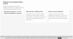 Desktop Screenshot of fincasvillalobos.com
